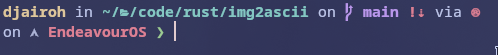 An example of a Starship prompt